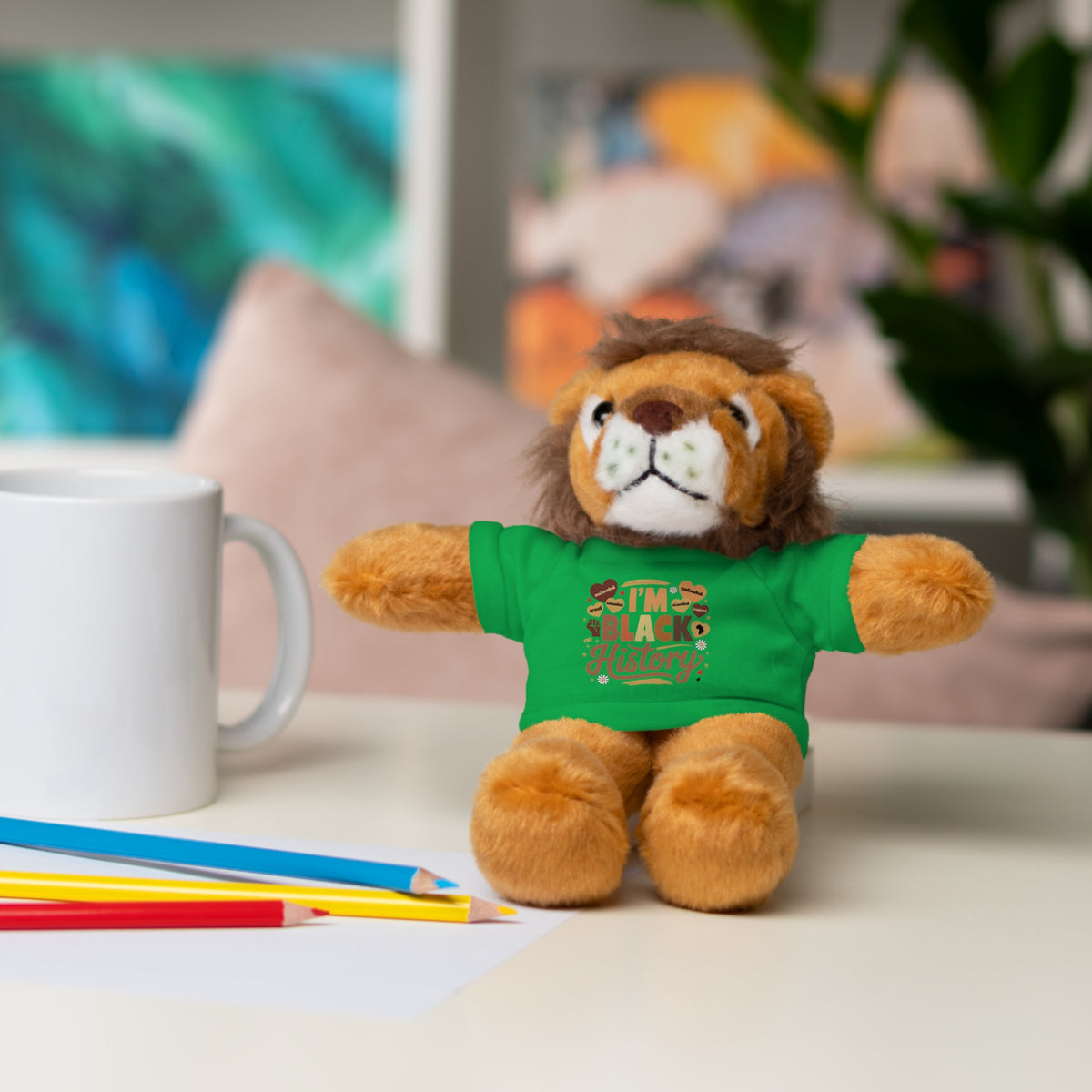 I'm Black History Stuffed Animals with Tee - NGOWE STORE