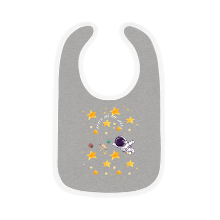 Baby Contrast Trim Jersey Bib