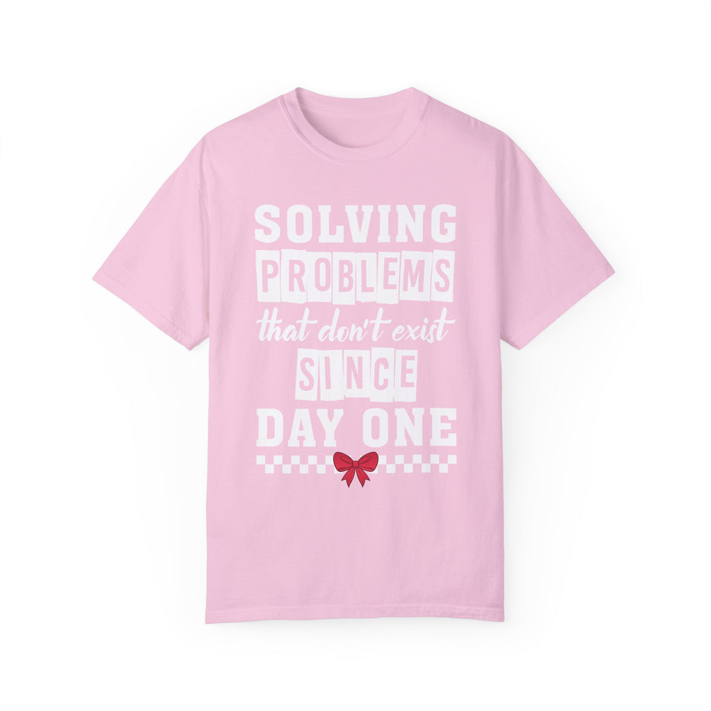 Suspect Solving Nonexistent Problem Unisex Garment-Dyed T-shirt - NGOWE STORE
