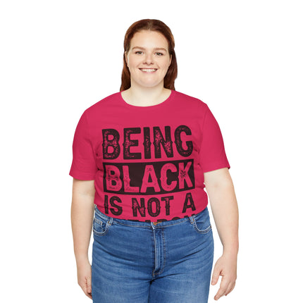 Being Black Not  A Weapon - Unisex Jersey Short Sleeve Tee