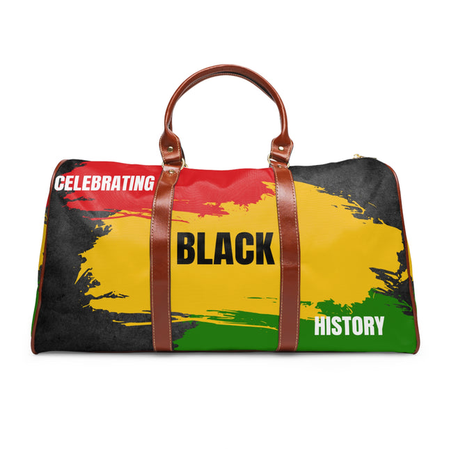 Celebrating Black History Waterproof Travel Bag - NGOWE STORE