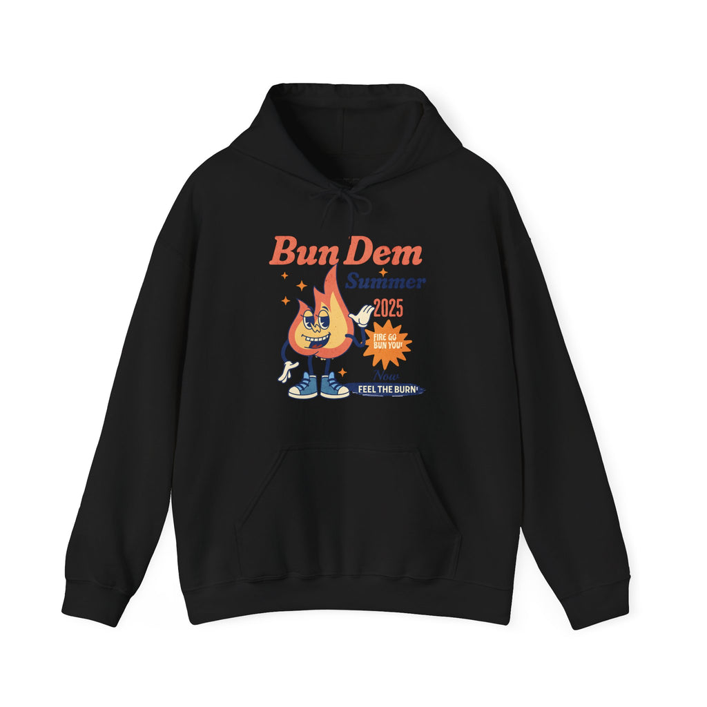 Bun Dem Summer Hoodie - Unisex Heavy Blend™ Sweatshirt, Chill Vibe, Perfect for Summer Parties, Gifts, Casual Wear, Streetwear - NGOWE STORE