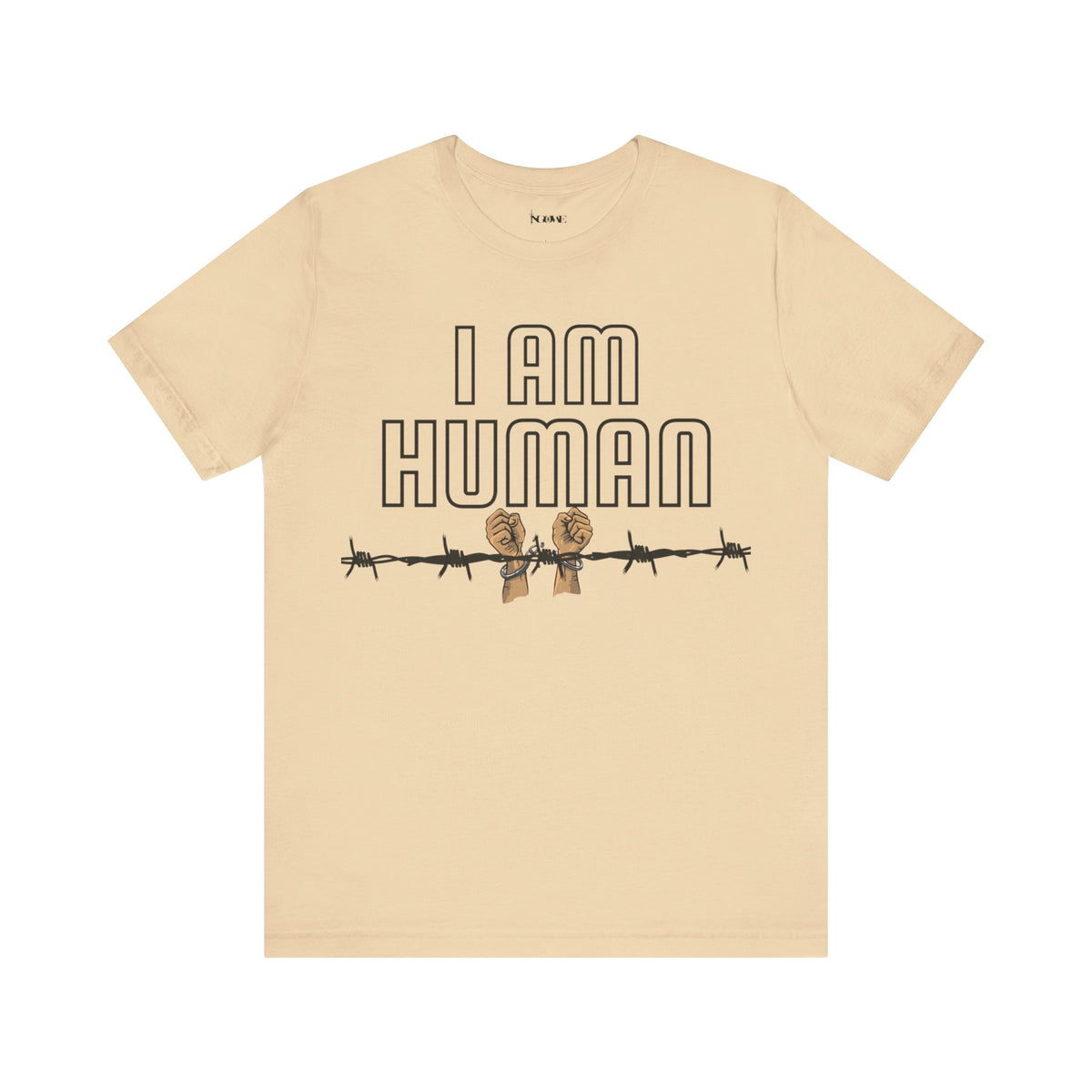 I AM HUMAN Unisex Jersey Tee - Empowerment & Humanity Message, Everyday Wear - NGOWE STORE