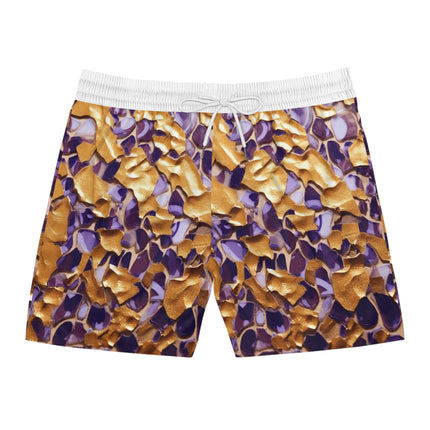 Men's Mid-Length Swim Shorts (AOP) - NGOWE STORE