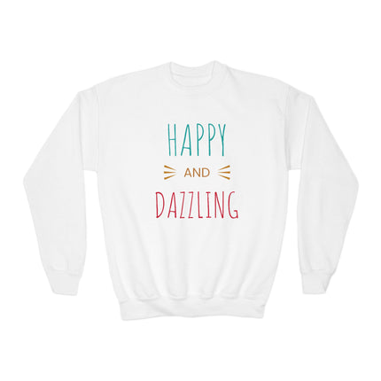 Happy and Dazzling Youth Crewneck Sweatshirt