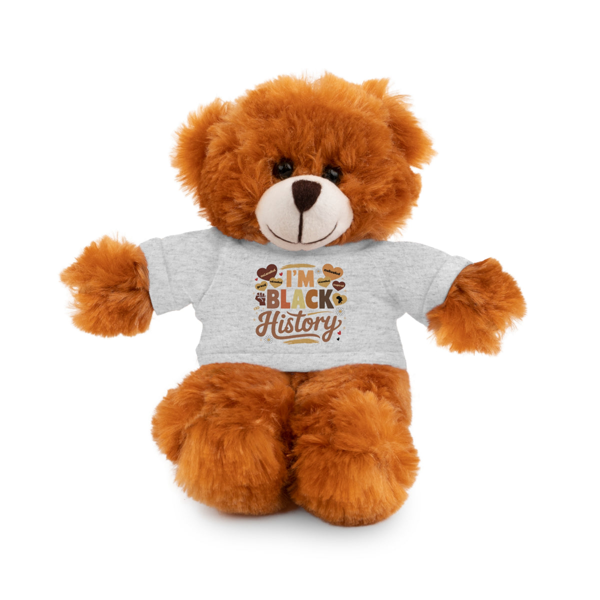 I'm Black History Stuffed Animals with Tee - NGOWE STORE