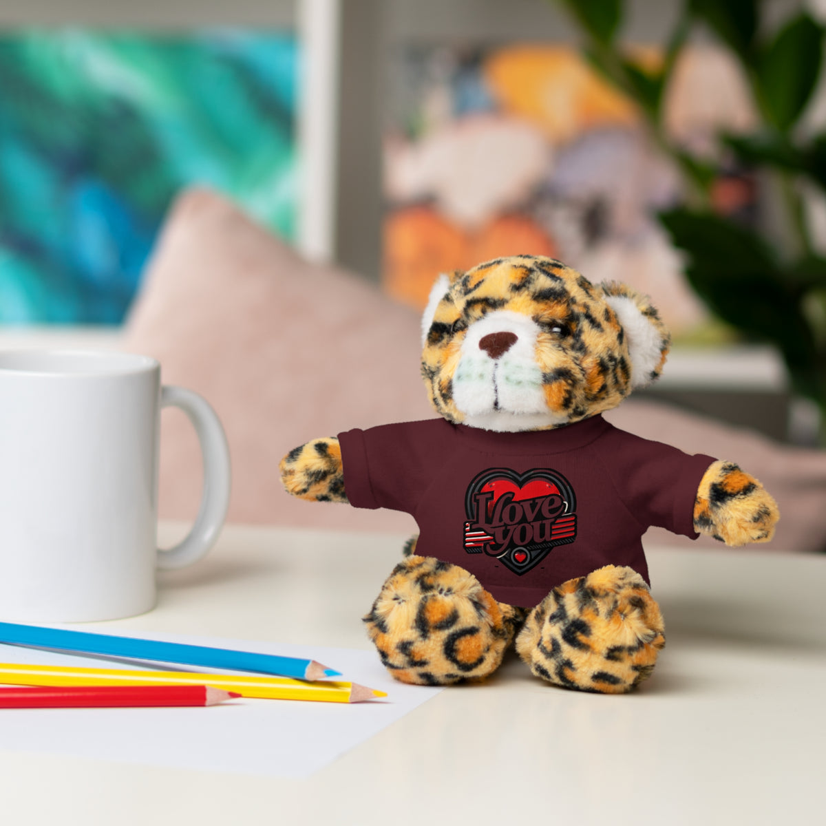 I Love You Stuffed Animals with Tee - NGOWE STORE