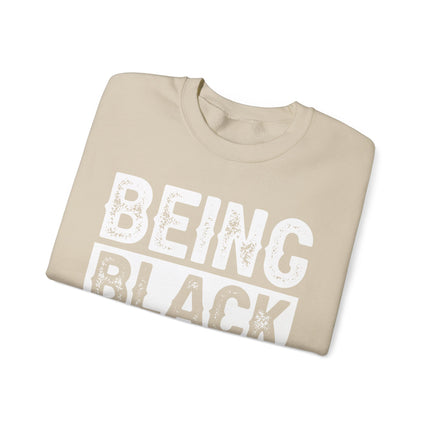 Positive Black Quote Unisex Heavy Blend™ Crewneck Sweatshirt - NGOWE STORE