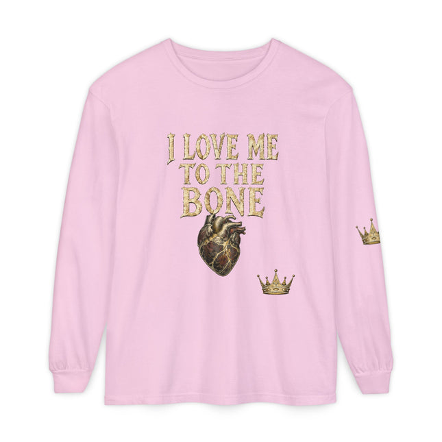 I Love Myself - Unisex Garment-dyed Long Sleeve T-Shirt