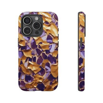 Gold and Purple Tough Cases