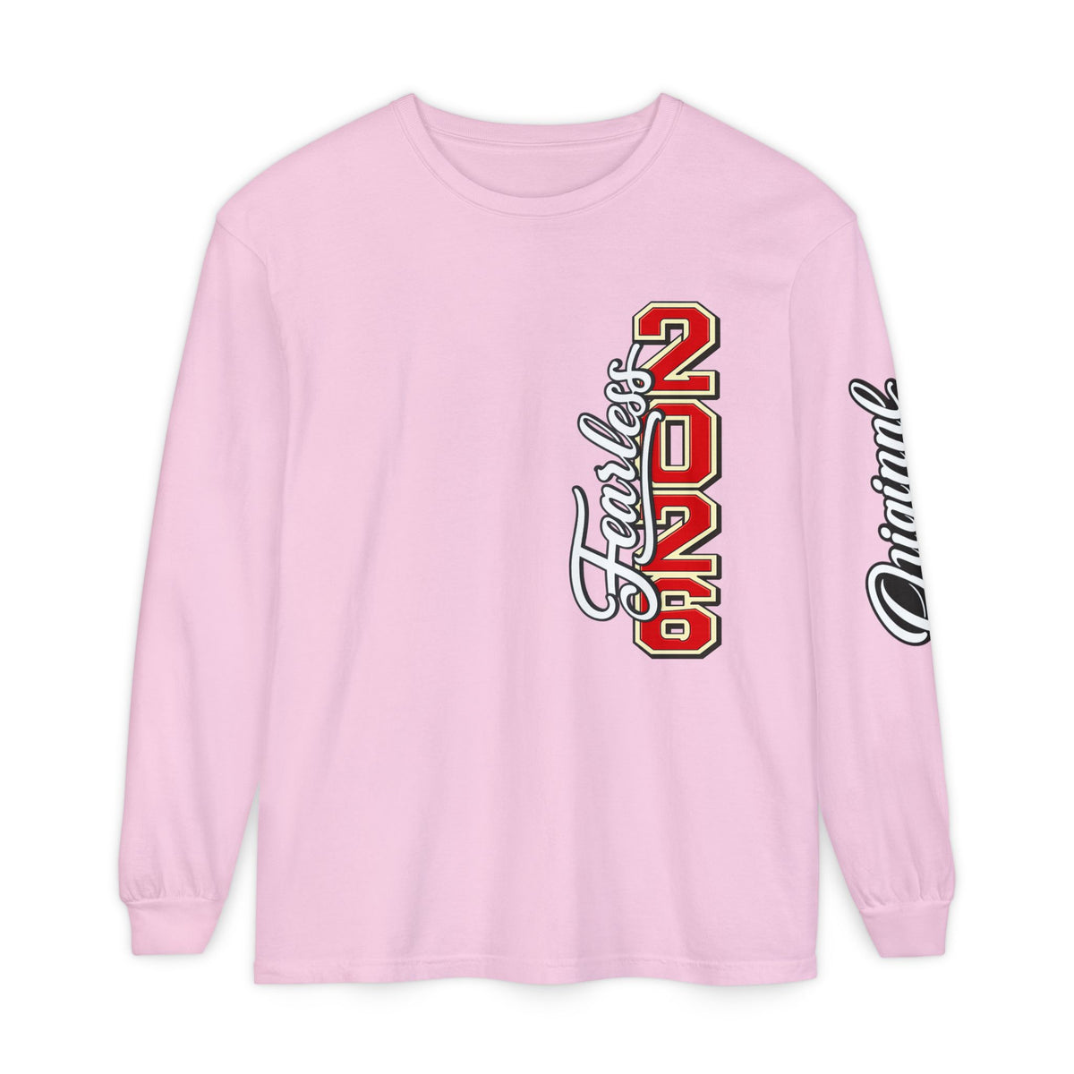 ORIGINAL FIRE™ 2026 — Fearless Long Sleeve. Unisex Garment-dyed Long Sleeve T-Shirt - NGOWE STORE