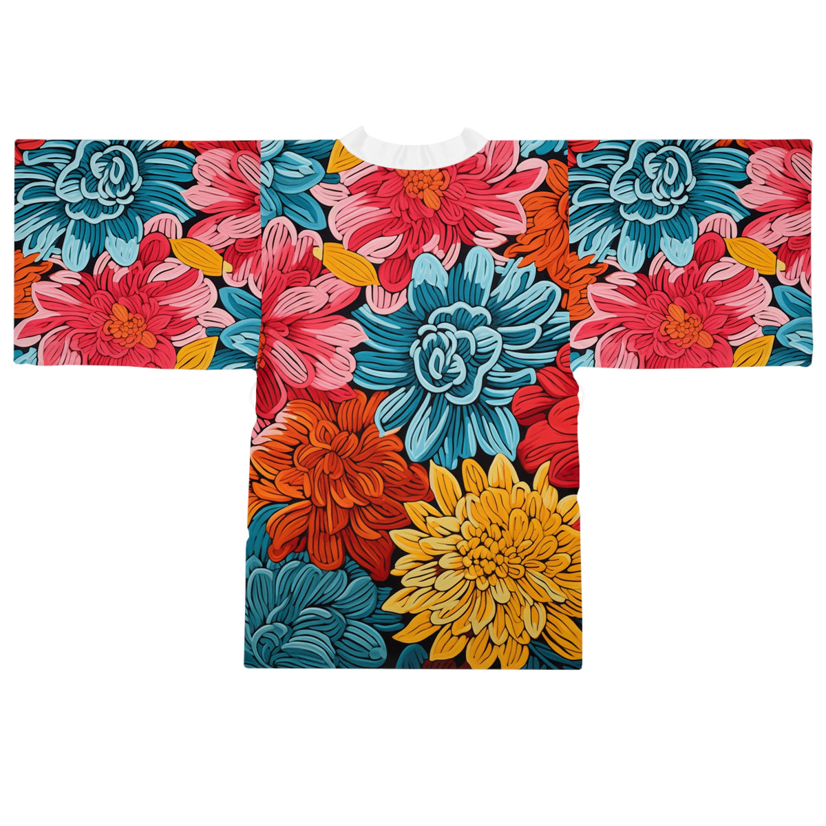 Long Sleeve Kimono Robe (AOP) - NGOWE STORE