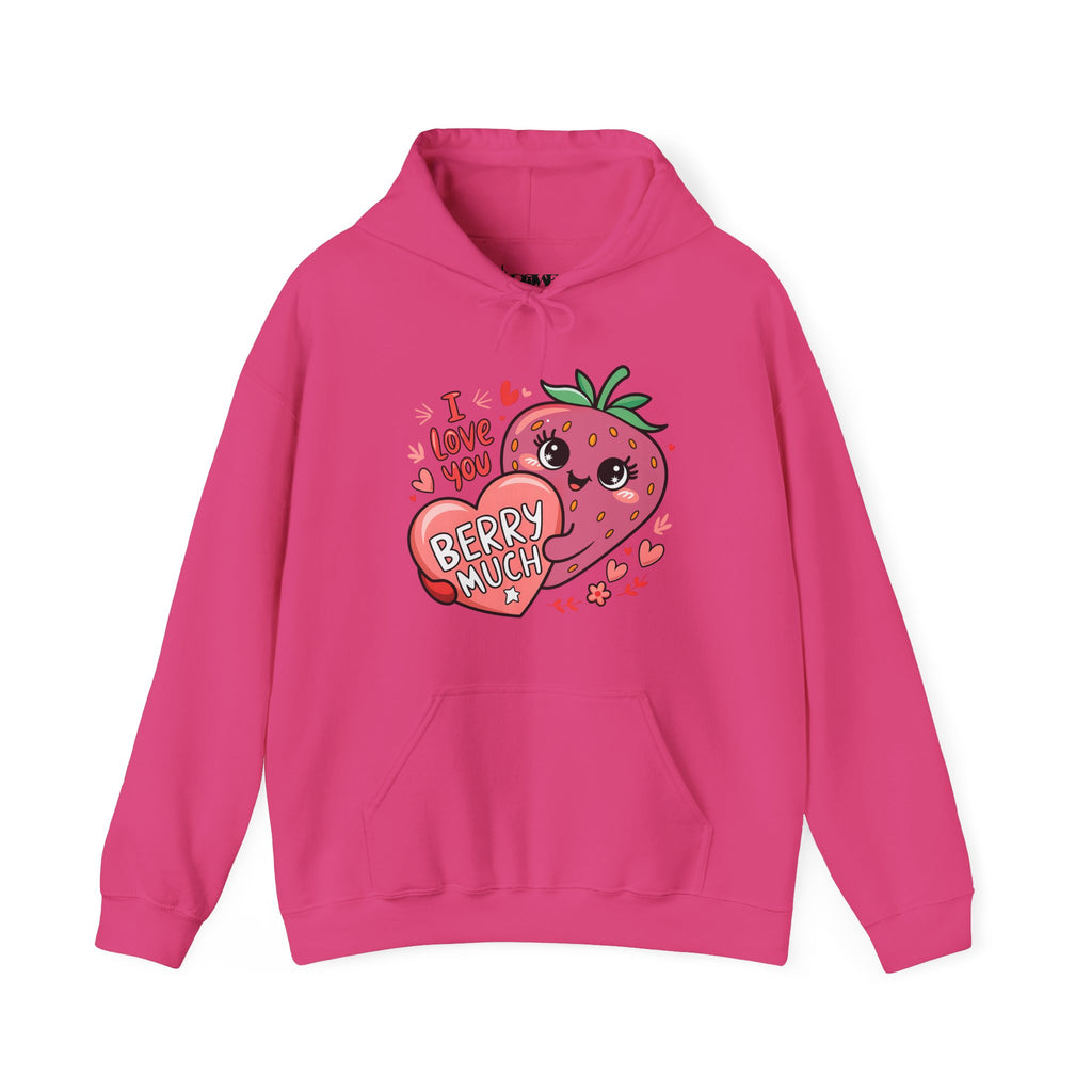 Love you Berry Much Unisex Heavy Blend™ Hooded Sweatshirt - NGOWE STORE