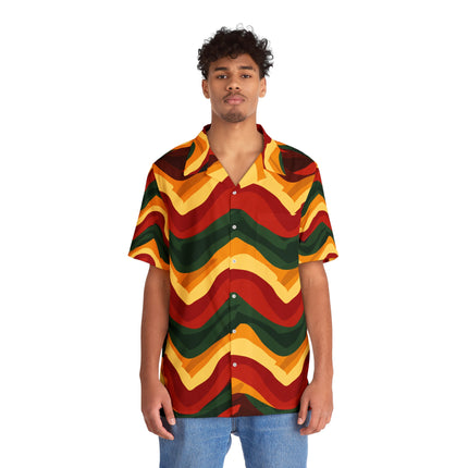 Waves Men's African Shirt (AOP)