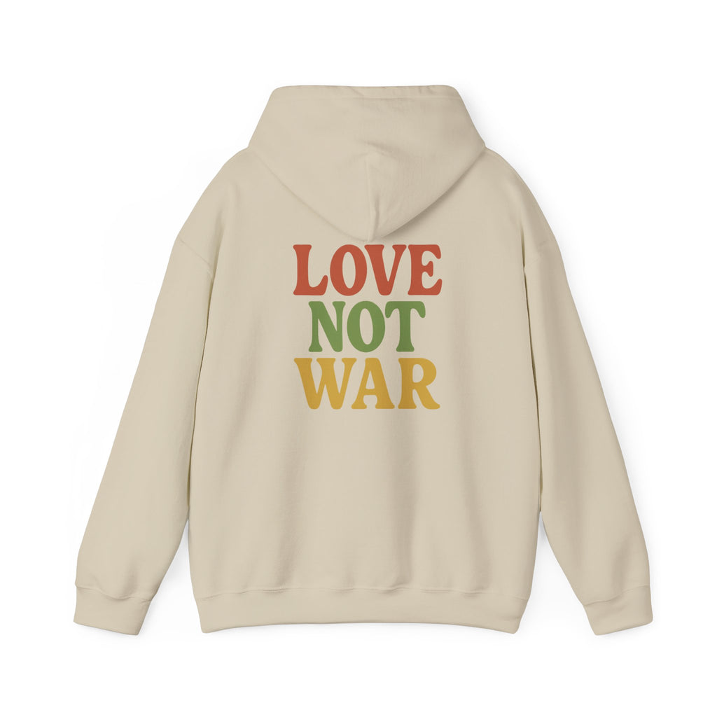 Bun Dem Summer Vibes Hooded Sweatshirt - Empire Editon Cozy Unisex Hoodie, Love Not War Casual Summer Apparel, Gift for Festivals, Outdoor Gatherings, Relaxed Style Sweatshirt - NGOWE STORE