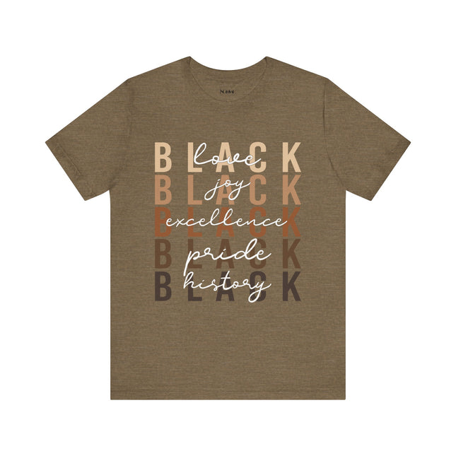 Black Pride Unisex Jersey Short Sleeve Tee - NGOWE STORE