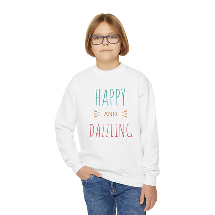 Happy and Dazzling Youth Crewneck Sweatshirt