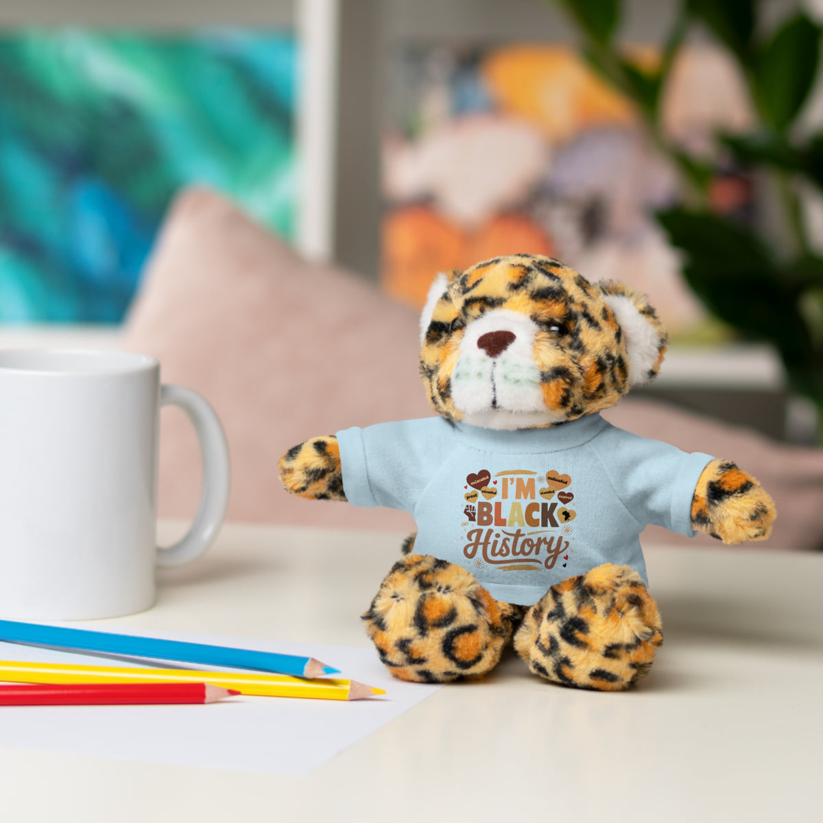 I'm Black History Stuffed Animals with Tee - NGOWE STORE