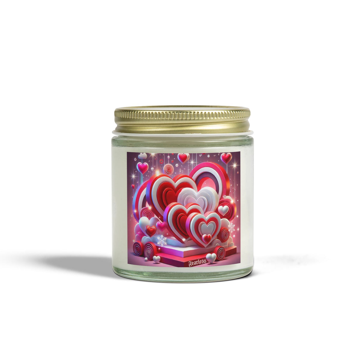 Fearless Love Scented Candles, Coconut Apricot Wax (4oz, 9oz) - NGOWE STORE