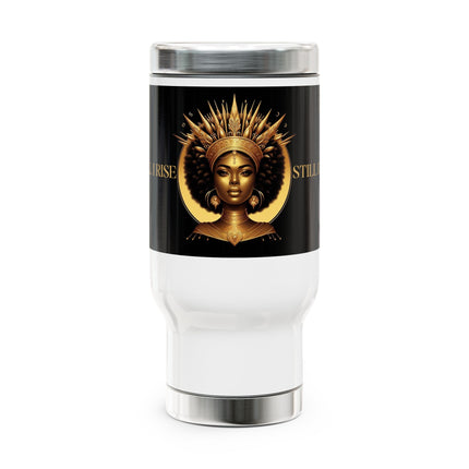 Empowering Stainless Steel Travel Mug - "Still I Rise" 14oz - NGOWE STORE