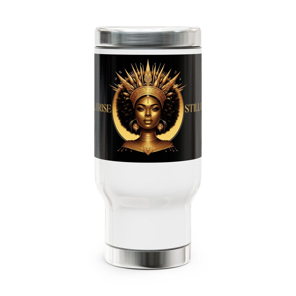 Empowering Stainless Steel Travel Mug - "Still I Rise" 14oz - NGOWE STORE