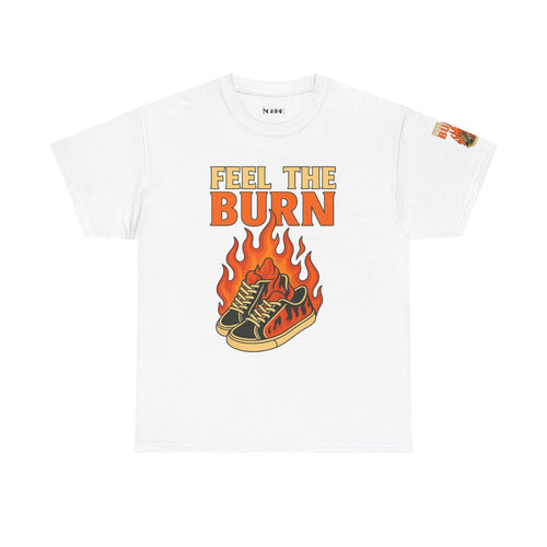 Bun Dem Summer Feel the Burn Graphic Tee Empire Edition, Casual Wear, Unisex Cotton Shirt, Fitness Gift, Streetwear Outfit, Retro Style Tee - NGOWE STORE