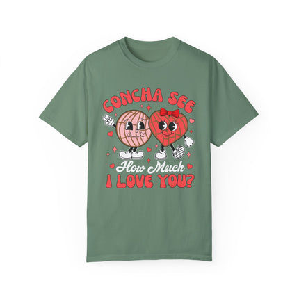 Concha See I Love YouUnisex Garment-Dyed T-shirt