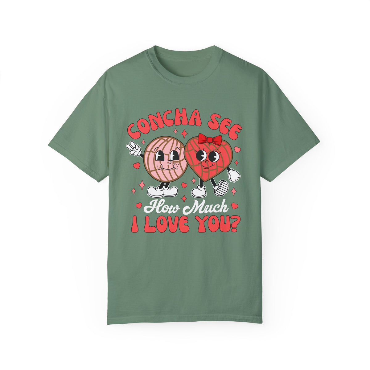 Concha See I Love YouUnisex Garment-Dyed T-shirt - NGOWE STORE