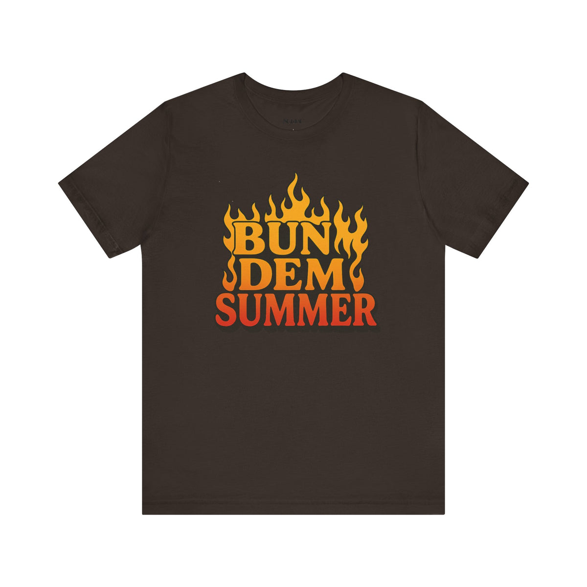 BUN DEM SUMMER Vibes! Graphic Tee - Unisex Short Sleeve T-Shirt, Fun Summer Outfit, Casual Wear, Beach Day Apparel, Gift for Summer Lovers - NGOWE STORE