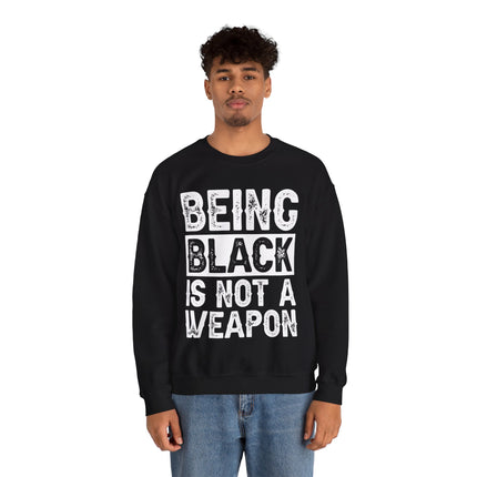 Positive Black Quote Unisex Heavy Blend™ Crewneck Sweatshirt