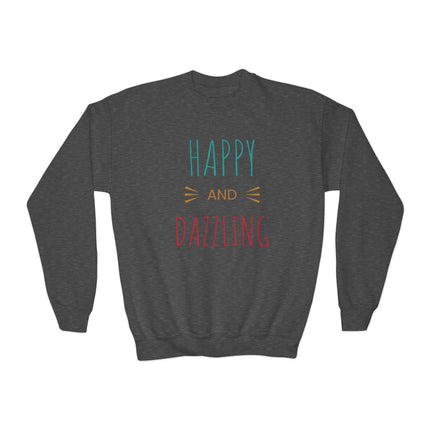 Happy and Dazzling Youth Crewneck Sweatshirt