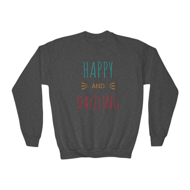 Happy and Dazzling Youth Crewneck Sweatshirt - NGOWE STORE