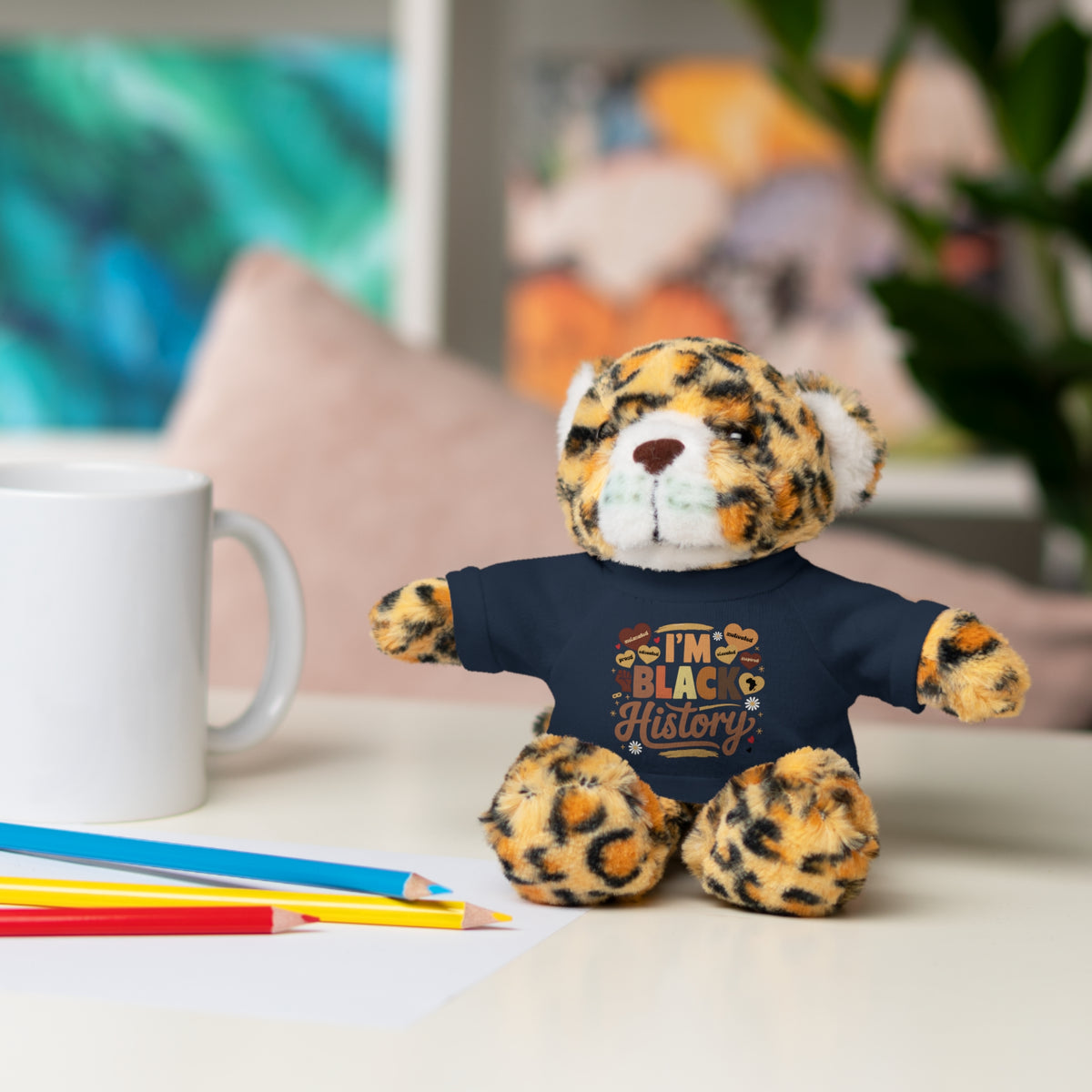 I'm Black History Stuffed Animals with Tee - NGOWE STORE