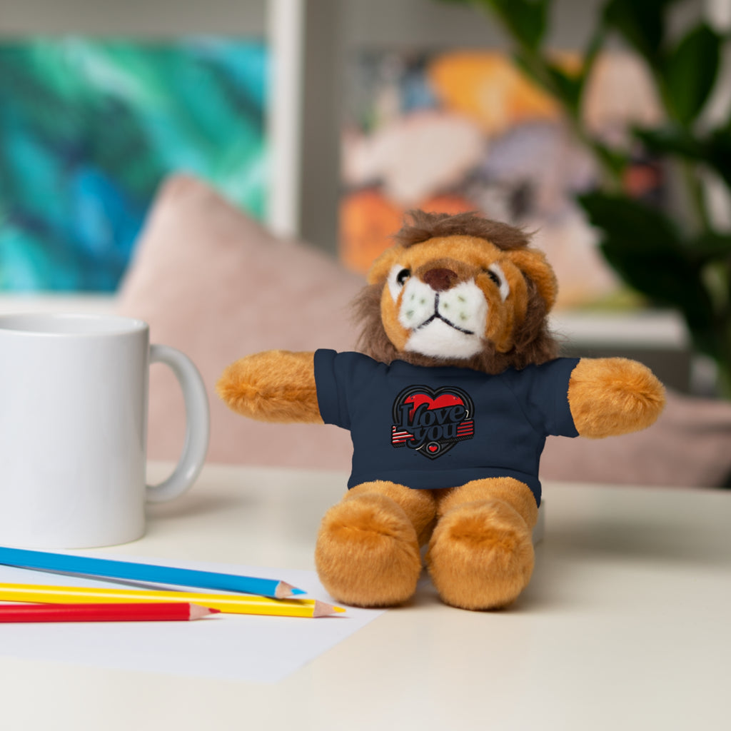 I Love You Stuffed Animals with Tee - NGOWE STORE