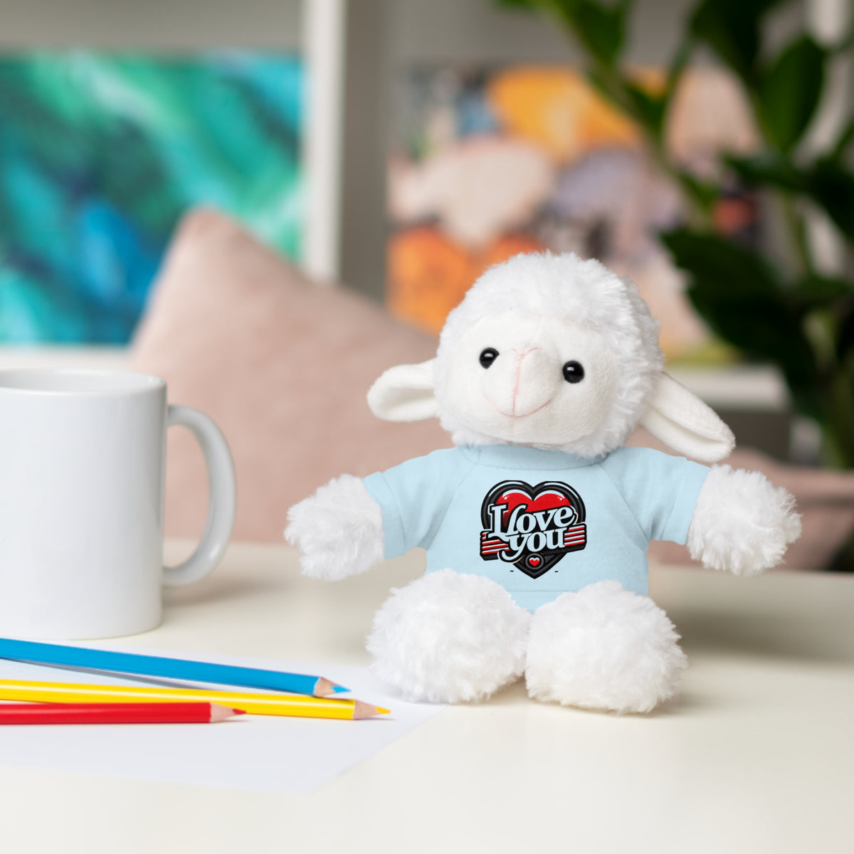 I Love You Stuffed Animals with Tee - NGOWE STORE