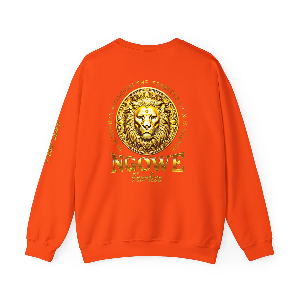 A Fearless Lion is Savage Unisex Heavy Blend™ Crewneck Sweatshirt - NGOWE STORE