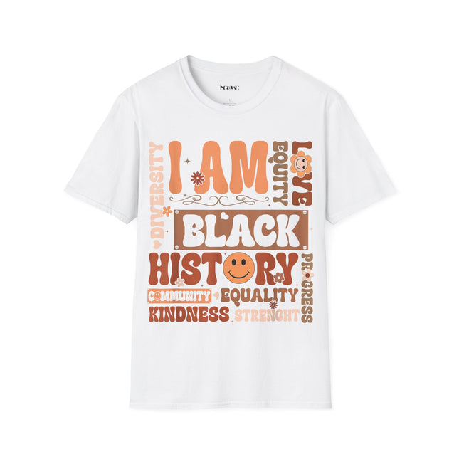 I Am Black History Unisex Soft style T-Shirt - NGOWE STORE