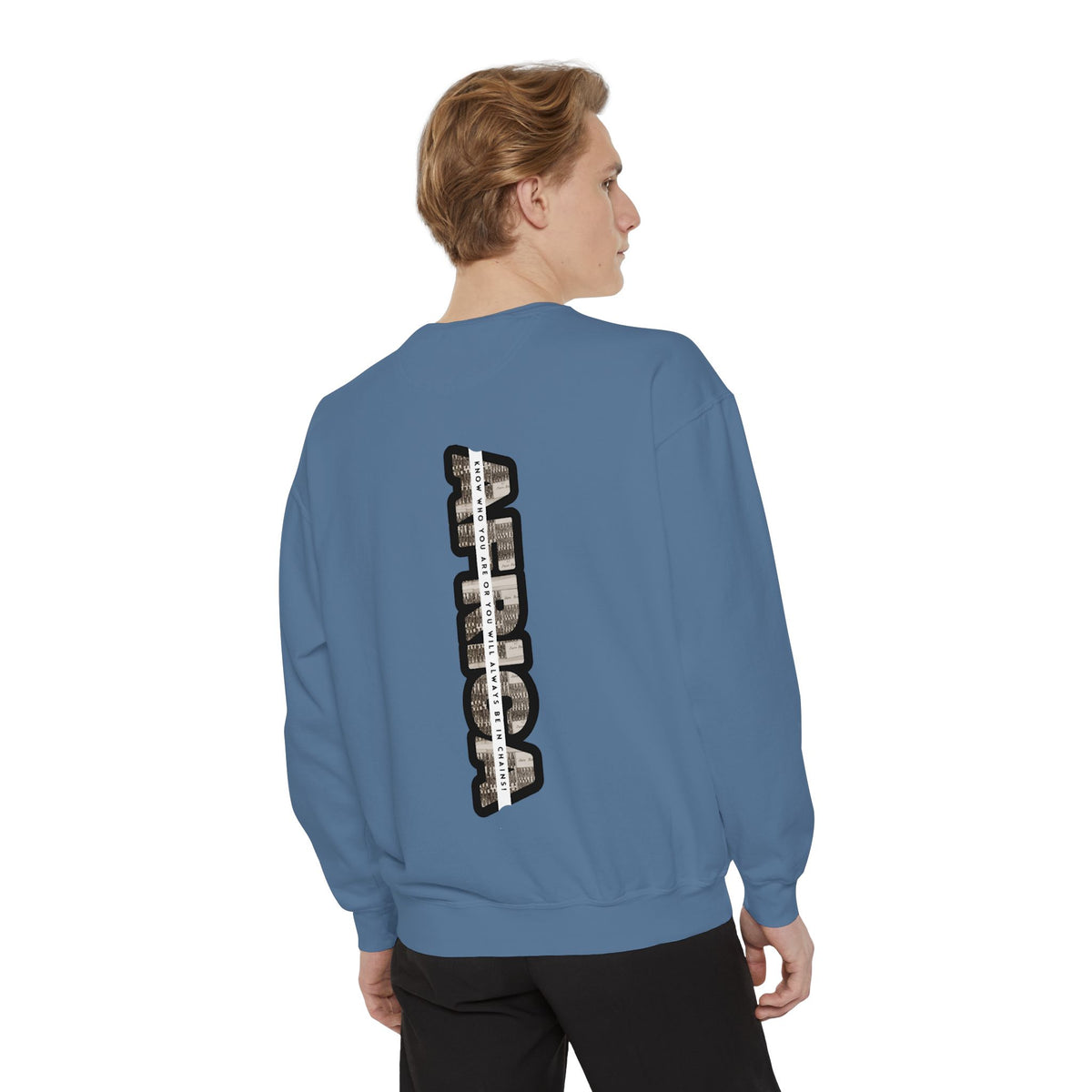 African Empowerment Unisex Garment-Dyed Sweatshirt - NGOWE STORE