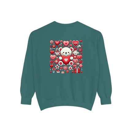 Fearless Love Unisex Garment-Dyed Sweatshirt - NGOWE STORE