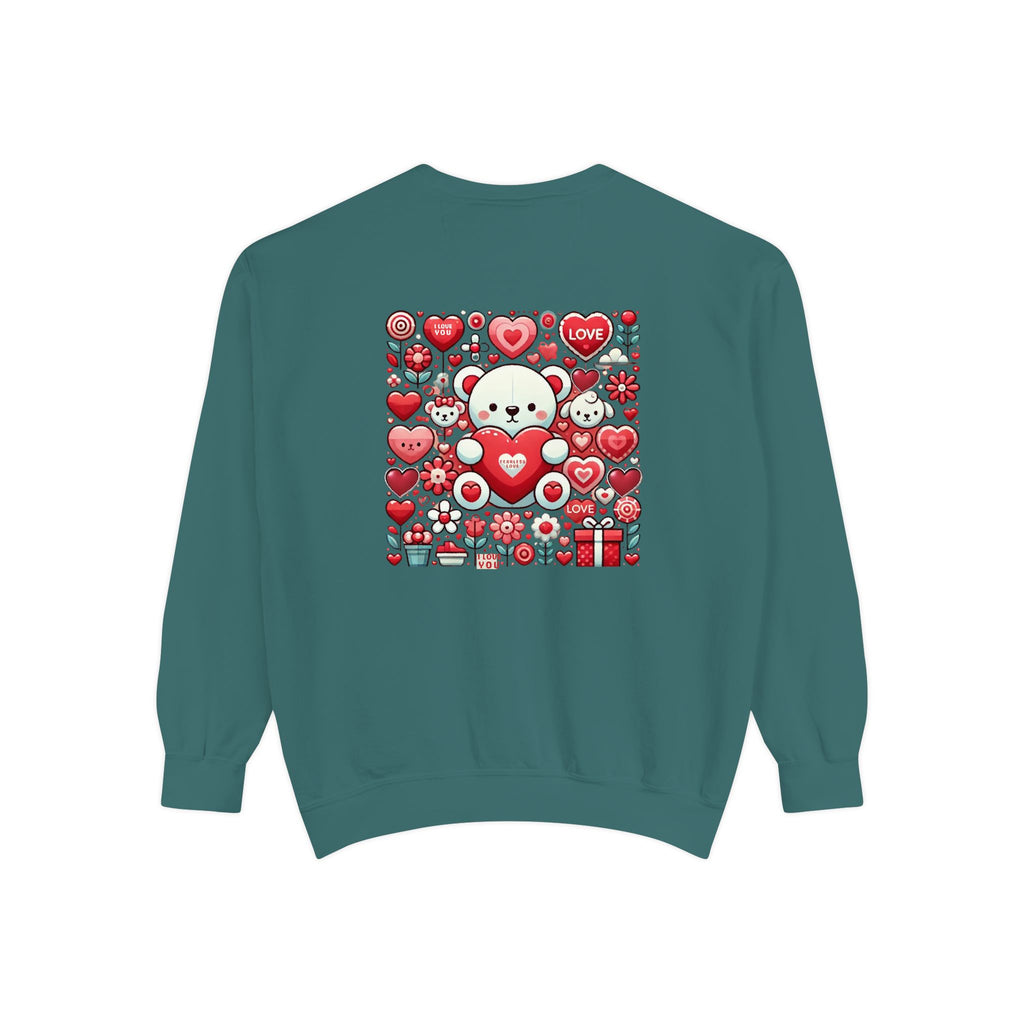 Fearless Love Unisex Garment-Dyed Sweatshirt - NGOWE STORE