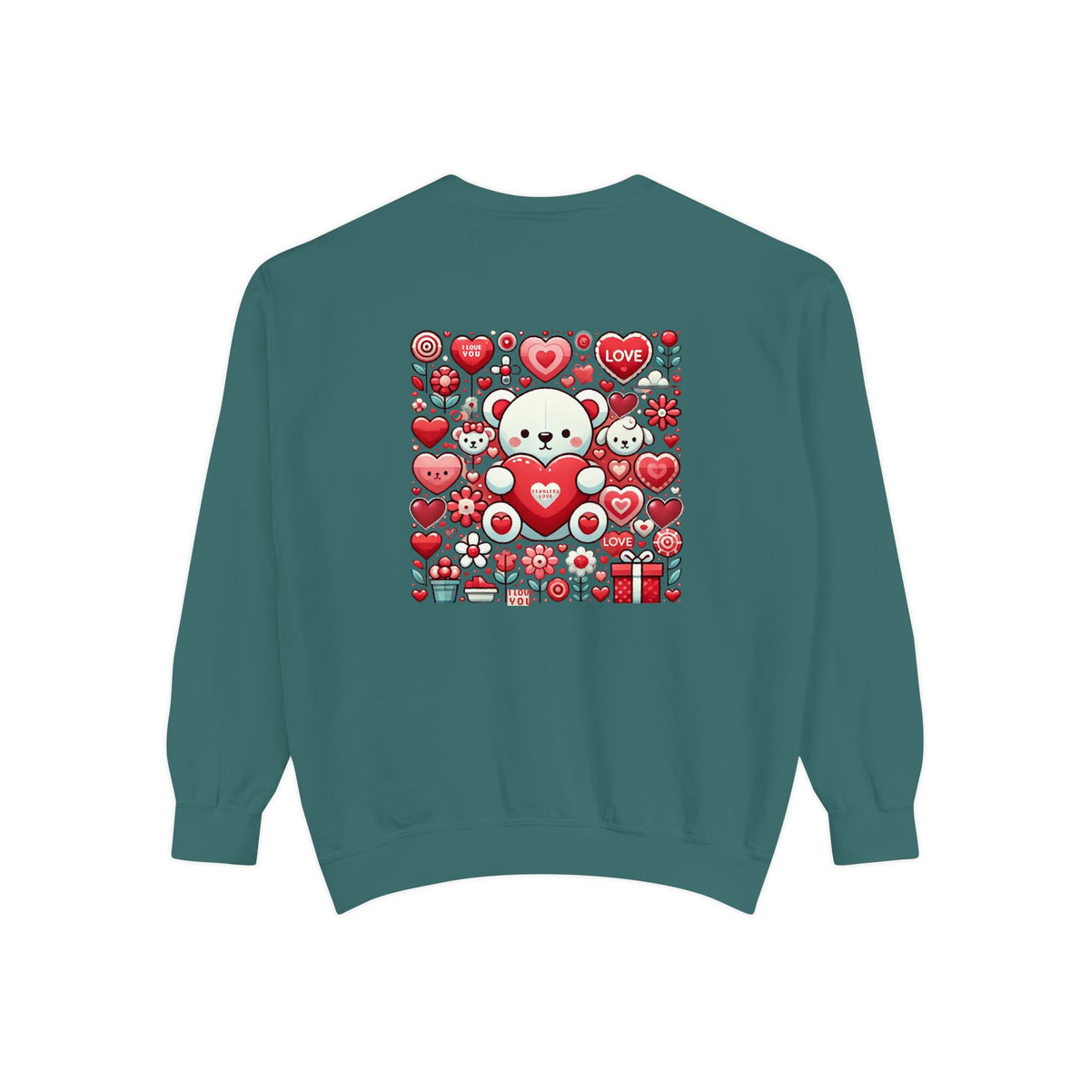 Fearless Love Unisex Garment-Dyed Sweatshirt - NGOWE STORE