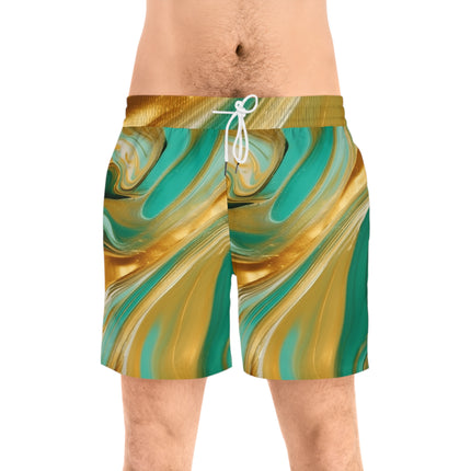 Men's Mid-Length Swim Shorts (AOP)