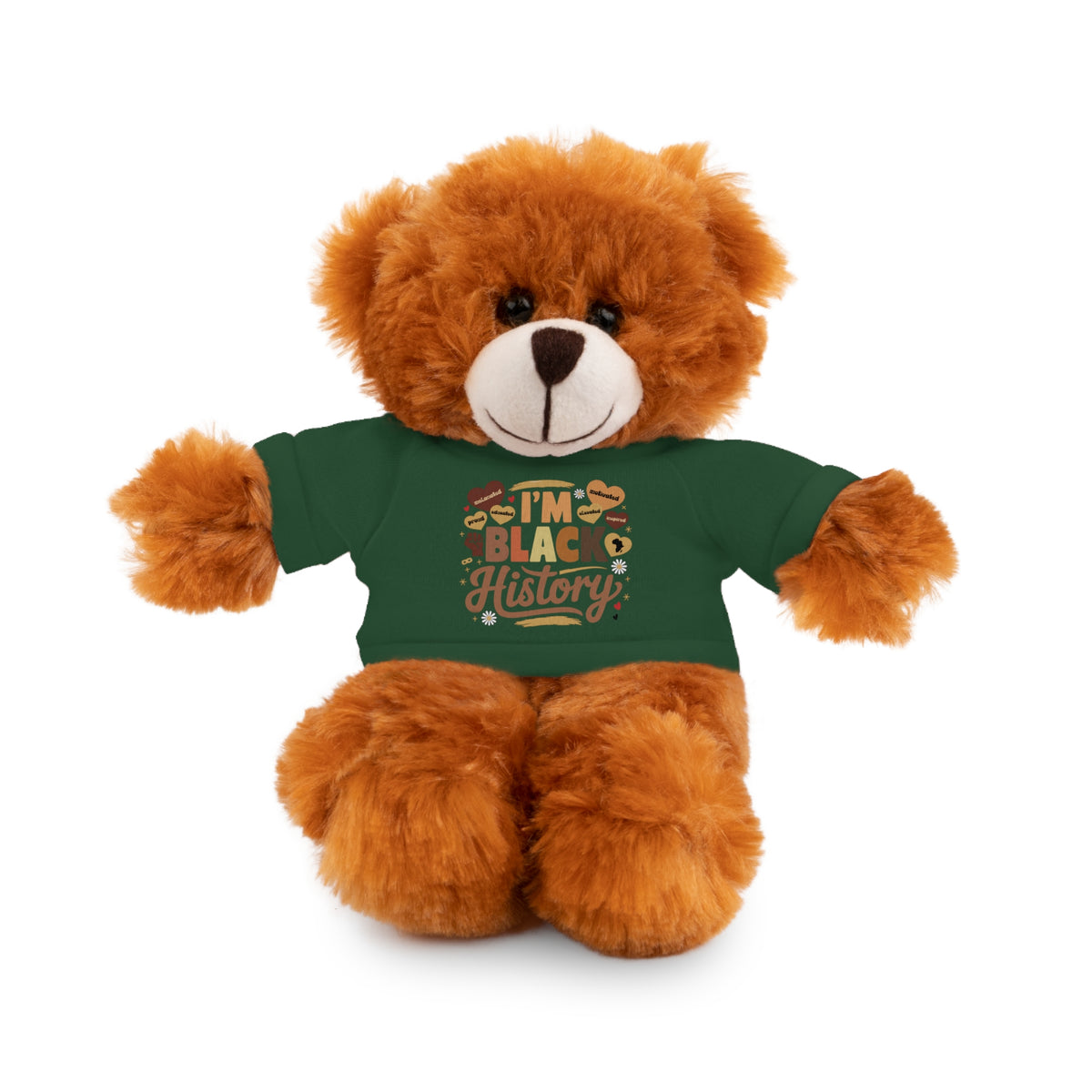 I'm Black History Stuffed Animals with Tee - NGOWE STORE