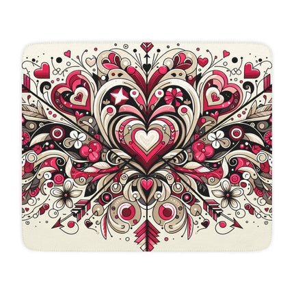Hearts of Love Tan Sherpa Blanket - NGOWE STORE