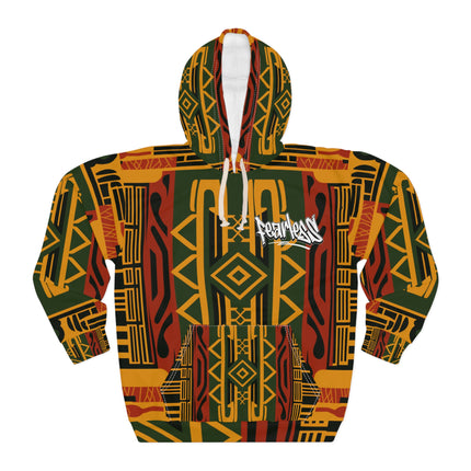 African Print Unisex Pullover Hoodie (AOP) - NGOWE STORE