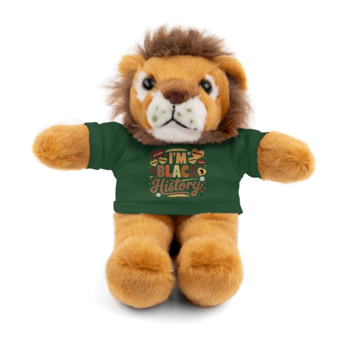 I'm Black History Stuffed Animals with Tee - NGOWE STORE