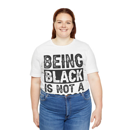 Being Black Not  A Weapon - Unisex Jersey Short Sleeve Tee