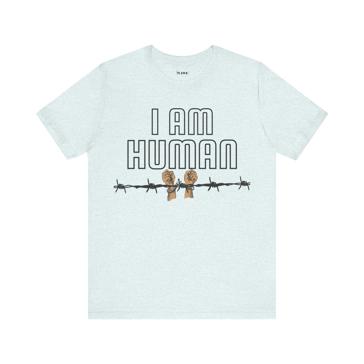 I AM HUMAN Unisex Jersey Tee - Empowerment & Humanity Message, Everyday Wear - NGOWE STORE