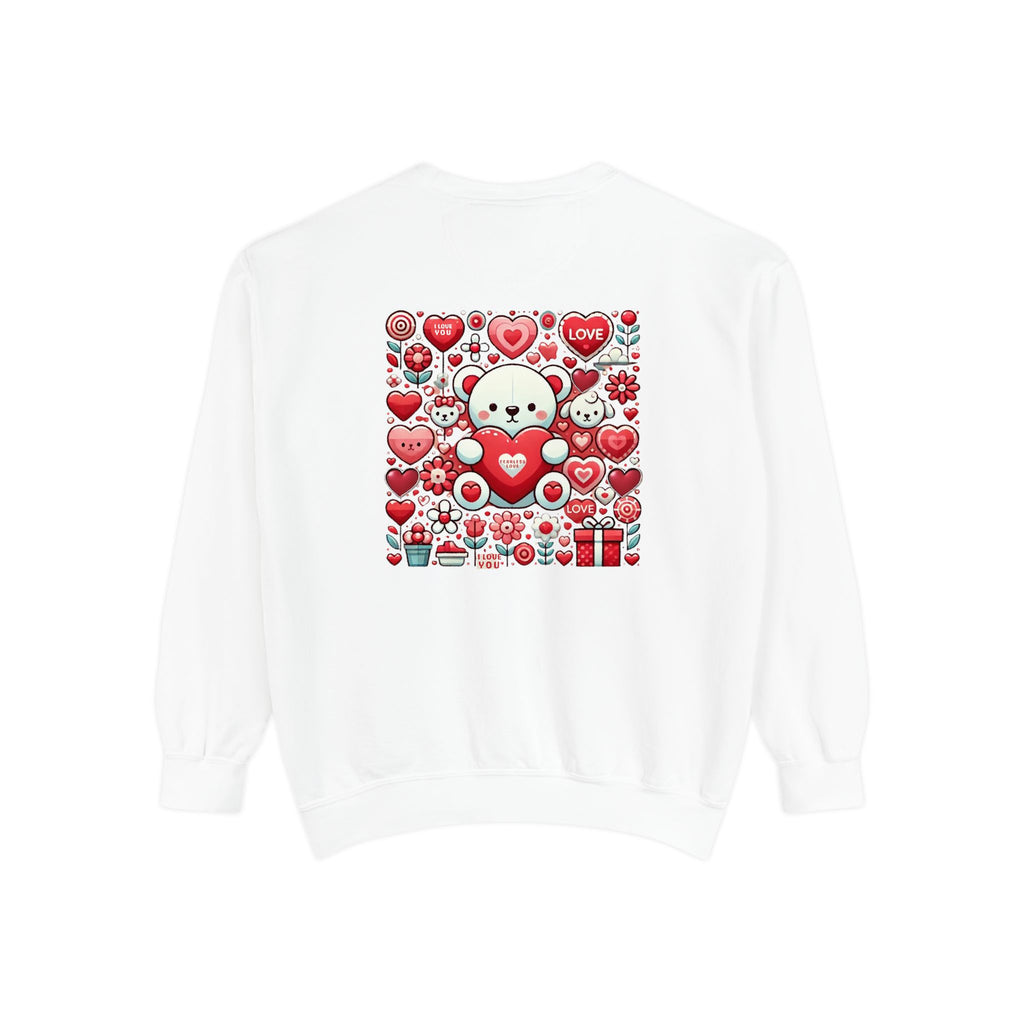 Fearless Love Unisex Garment-Dyed Sweatshirt - NGOWE STORE