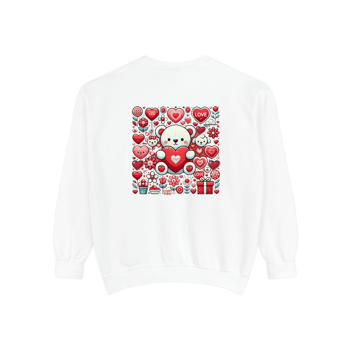 Fearless Love Unisex Garment-Dyed Sweatshirt - NGOWE STORE